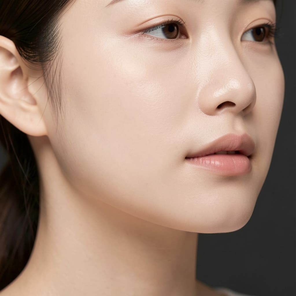 대상B의 매끈한 피부결·정돈된 모공 매크로