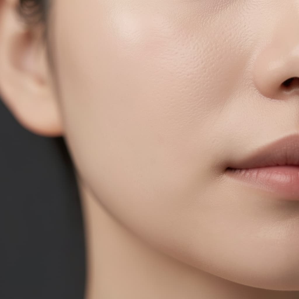 대상C의 매끈한 피부결·정돈된 모공 매크로